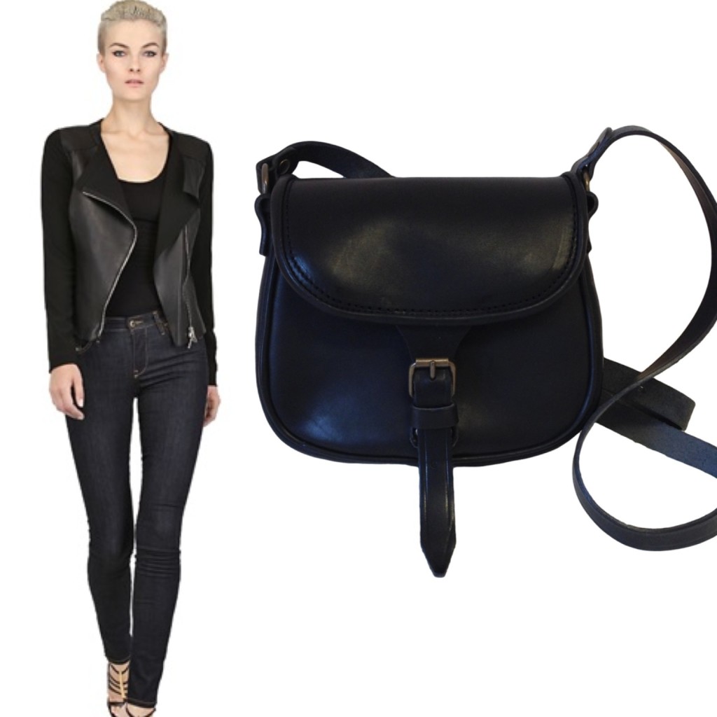 la tolfetana borse in pelle nera shop online